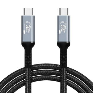USB-C&USB-CP[uType-cP[uUSB4(40Gbps)PDΉ240W/5A}[d8K/60Hzfo͒ϋviC^Cvc@Ή(0.5M)