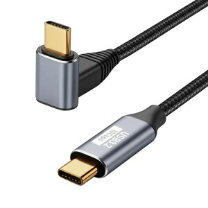 Type C �P�[�u�� L�� 0.5M USB C to C �P�[�u�� PD�Ή� 100W�}���[�d 10Gbps�����f�[�^�]�� 4K�f���o�� �i�C�����҂�