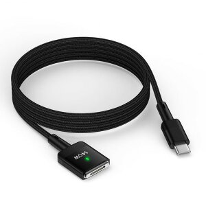 140W USB-C to MagSafe 3 ���C�[�d�P�[�u�� 1.8m PD3.1�������[�d ���͎��C�z�� MacBook Air & Pro�Ή� �ϋv�����E���܂�ɂ��� �i�C�����ґg�P�[�u�� MacBook Air M2/M3 (13�h/15�h)