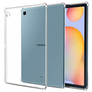 easyBee Samsung Galaxy Tab S6 Lite �P�[�X �Ή� 10.4�C���` (2024/2022/2020���f��) �^�u���b�g�P�[�X �\�t�gTPU �V���R�� ���^ �y�� ��G��ǂ� �Ռ��z�� �S�ʕی�J�o�[ (�N���A)