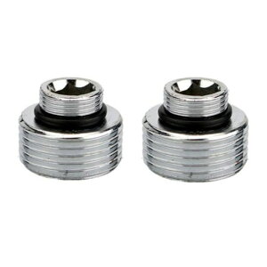 真鍮の蛇口アダプター、シンクの蛇口浄水器アダプターエアレーター用おねじバスルームタップエアレーターコネクター(M14XG1/2”)