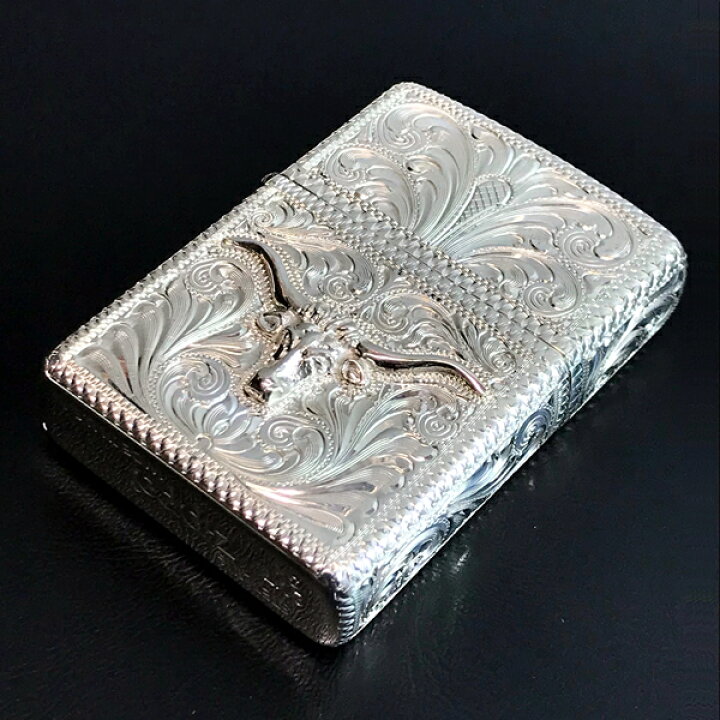 楽天市場】ZIPPO SILVER KING シルバーキング 15SLV-1 バッファロー 
