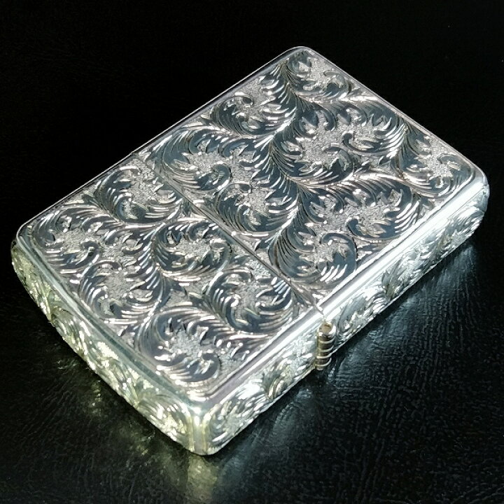 zippo スターリングシルバー 純銀 5面手彫り 2003 燻し （楽天市場 
