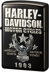 ZIPPO �W�b�|�[ HARLEY DAVIDSON �n�[���[�_�r�b�h�\�� HDP-54 �u���b�N�C�I�� �j�b�P�����b�L �V���o�[�C�u�V���^��