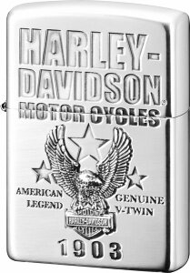 ZIPPO �W�b�|�[ HARLEY DAVIDSON �n�[���[�_�r�b�h�\�� HDP-57 �V���o�[�C�u�V �G�b�`���O �V���o�[�C�u�V���^��