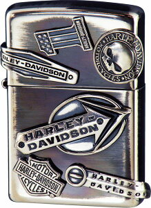 ZIPPO �W�b�|�[ HARLEY DAVIDSON �n�[���[�_�r�b�h�\�� HDP-63 ���C�N���^�� ���[�Y�h�V���o�[�C�u�V �G�b�`���O �V���o�[�C�u�V���^�� 6PCS