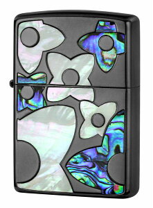 ZIPPO VFt[BK Shell flower VFCCGb`OBKdグ Wb|[