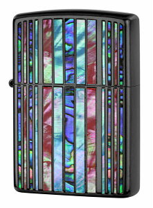 ZIPPO �V�F���}���`�X�g���C�vBK Shell multi stripe �V�F���C�����C�G�b�`���OBK�d�グ �W�b�|�[