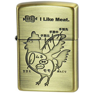 ZIPPO �A�C���C�N�~�[�g �`�L��BS I Like Meat �{�� �W�b�|�[