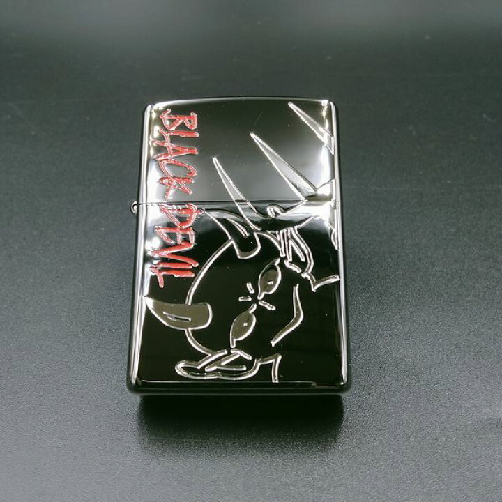 楽天市場】ZIPPO BLACK DEVIL ブラックデビル ブラックニッケル仕上げ 