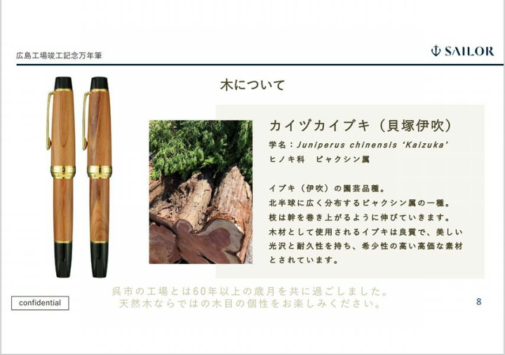 楽天市場】SAILOR セーラー 限定品 広島工場竣工記念万年筆 貝塚伊吹 