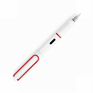 数量限定品 LAMY ラミー サファリ ホワイトレッドクリップ EF(極細字)L19WTR2-EF 万年筆