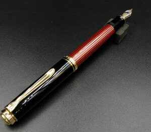 Pelikan yJ X[x[ M600 bhXgCv Red stripe WE14y NM
