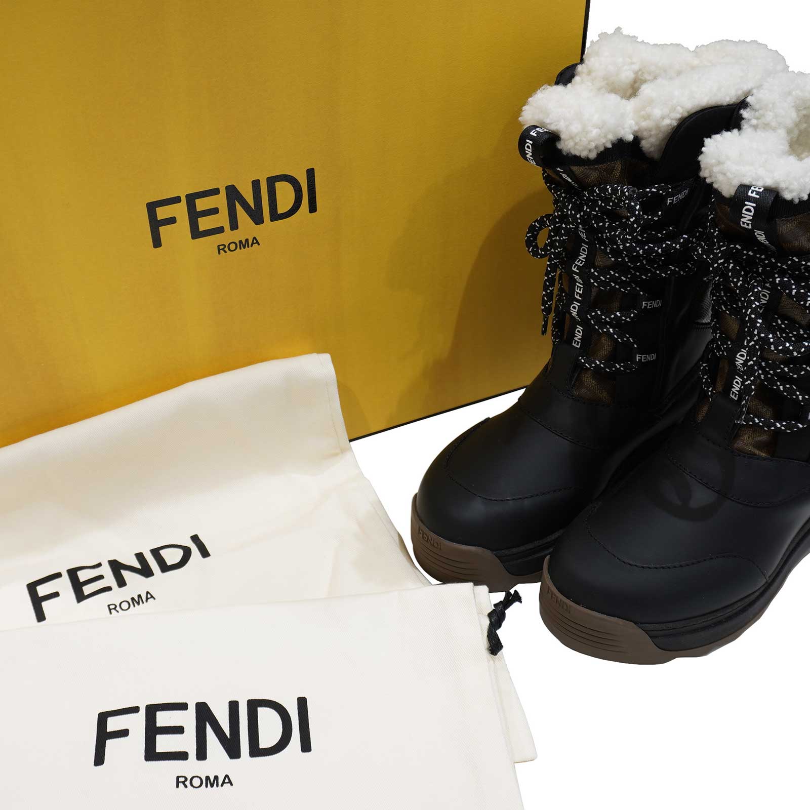 楽天市場】FENDI(フェンディ) ブーツ 172209 靴 35 22.5cm ブラック