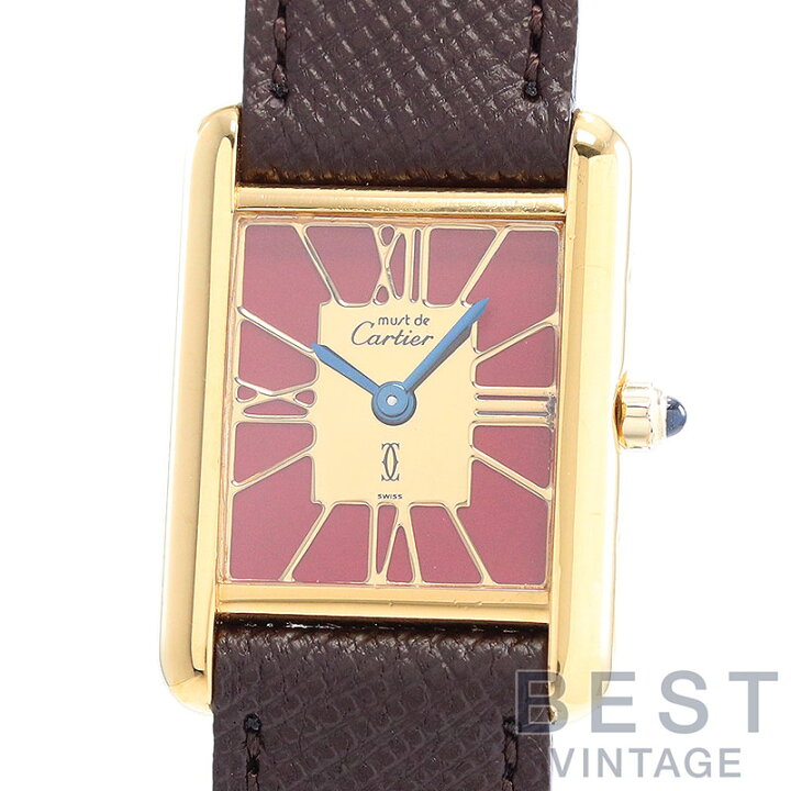 楽天市場】カルティエ 【CARTIER】 マストタンク SM ヴェルメイユ 3 