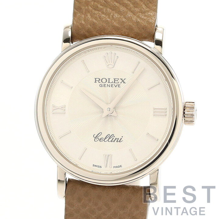 楽天市場】ロレックス 【ROLEX】 チェリーニ 6110/9 レディース 
