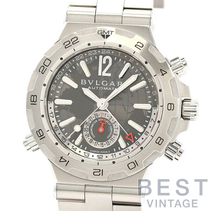 ブルガリ ディアゴノ プロフェッショナル 自動巻 GMT40S 赤青ベゼル 