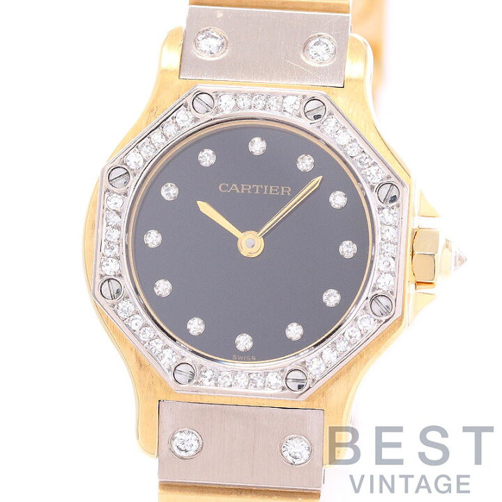 楽天市場】【OH済】 カルティエ 【CARTIER】 サントスロンドSM  