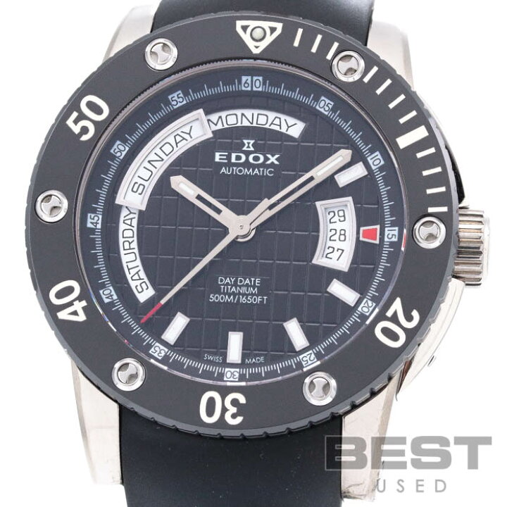 楽天市場】【OH済】エドックス 【EDOX】 クラスワン デイデイト 