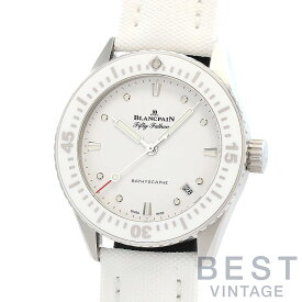 ブランパン 【BLANCPAIN】 フィフティファゾムス バチスカーフ 5100-1127-W52A ボーイズ ホワイト ステンレススティール 腕時計 時計 FIFTY FATHOMS BATHYSCAPHE WHITE SS 【中古】