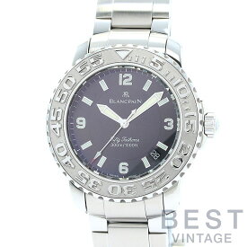 【OH済】 ブランパン 【BLANCPAIN】 トリロジーコレクション フィフティファゾムス 2200-1130-71 (N02200O011030A071A) メンズ ブラック ステンレススティール 腕時計 時計 TRILOGY COLLECTION FIFTY FATHOMS BLACK SS 【中古】