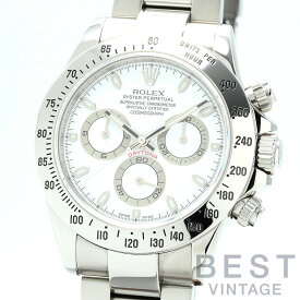 ロレックス 【ROLEX】 コスモグラフ デイトナ 116520 メンズ ホワイト ステンレススティール 腕時計 時計 COSMOGRAPH DAYTONA WHITE SS 白文字盤【中古】