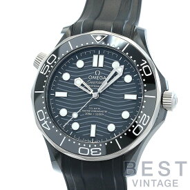 【お買い物マラソン限定クーポン配布中♪】オメガ 【OMEGA】 シーマスター ダイバー300 210.92.44.20.01.001 メンズ ブラック セラミック/チタン 腕時計 時計 SEAMASTER DIVER MASTER CHRONOMETER 43.5MM BLACK CE/TI 【中【中古】