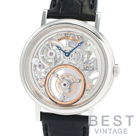 【お買い物マラソン限定クーポン配布中!】ブレゲ 【BREGUET】 クラシック トゥールビヨン メシドール 5335 5335PT/42/9W6 (G5335PT429W6) メンズ スケルトン プラチナ950 腕時計 時計 CLASSIQUE TOURBILLON MESSIDOR 5335 SKELETON PT950 【中古】