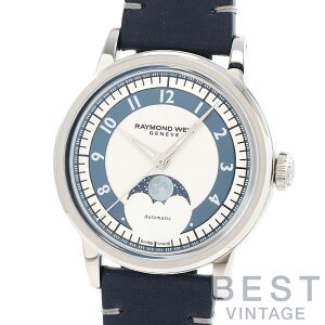 レイモンド ウェイル 【RAYMOND WEIL】 ミレジム ムーンフェイズ スペシャル エディション 2145-STC-RIH01 メンズ シルバー ステンレススティール 腕時計 時計 MILLESIME MOON PHASE SPECIAL EDITION SILVER SS R