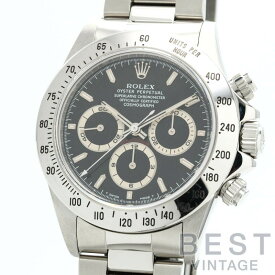 【OH済】 ロレックス 【ROLEX 】 コスモグラフ デイトナ 16520 メンズ ブラック ステンレススティール 腕時計 時計 COSMOGRAPH DAYTONA BLACK SS 黒文字盤 【中古】