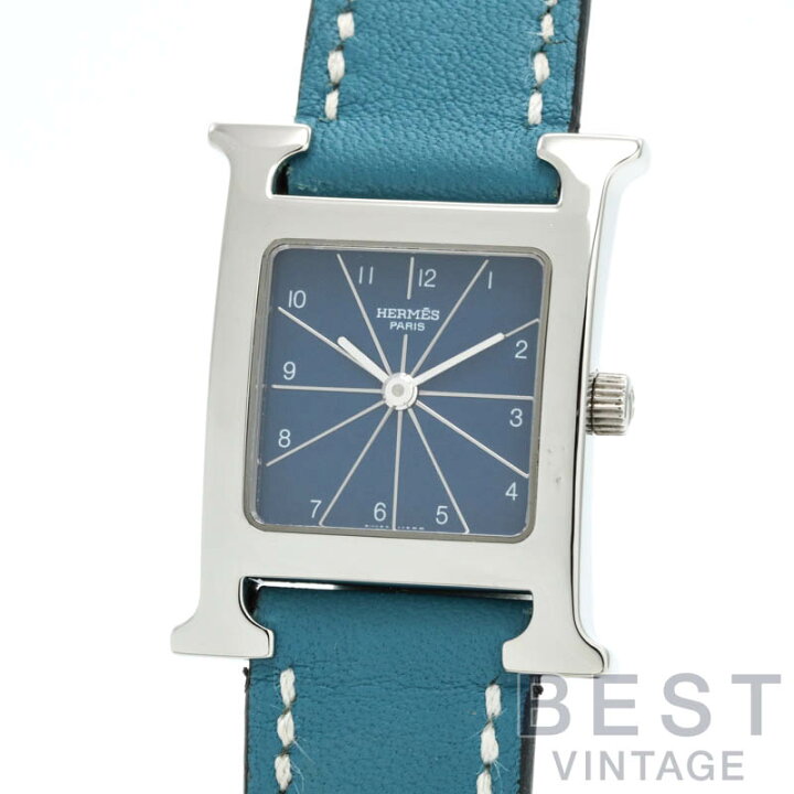 楽天市場】エルメス 【HERMES】 Hウォッチ HH1.210 レディース ブルー  