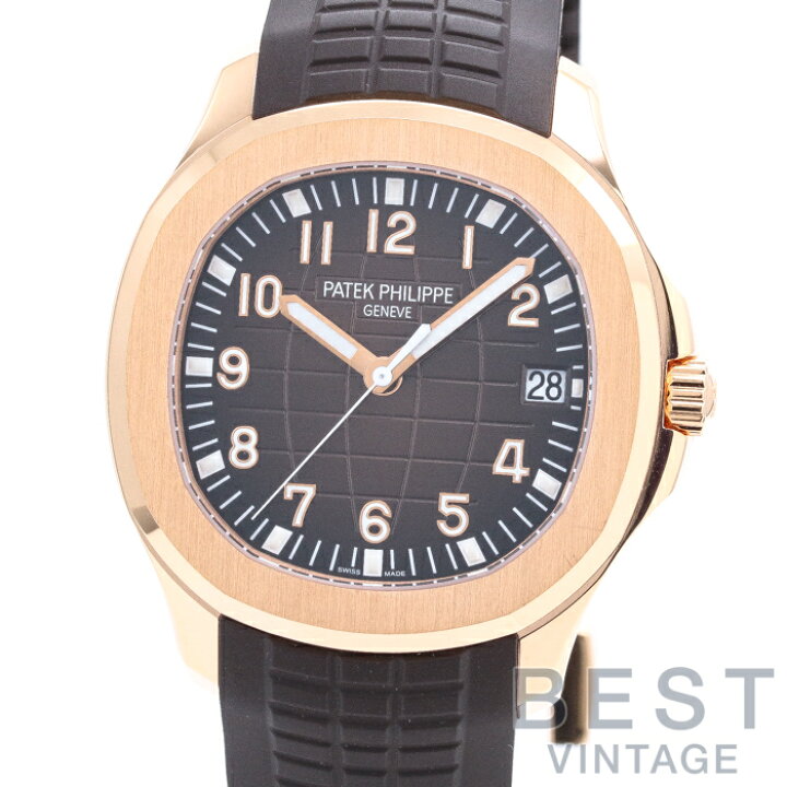 楽天市場 パテックフィリップ Patek Philippe アクアノート エクストララージ 5167r 001 メンズ ブラウン K18ローズゴールド 腕時計 時計 Aquanaut Extra Large Brown K18rg Pp K18ピンクゴールド K18pg 中古 Best Vintage