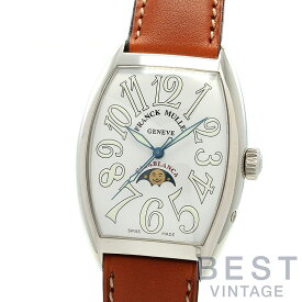 フランクミュラー 【FRANCK MULLER 】 カサブランカ ルナ 7880CL メンズ シルバー ステンレススティール 腕時計 時計 CASABLANCA LUNA SILVER SS FM【中古】