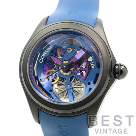 コルム 【CORUM】 バブル 47 スケルトン L082/03166 メンズ ブルー ステンレススティール 腕時計 時計 BUBBLE 47 SKELETON BLUE SS 【中古】