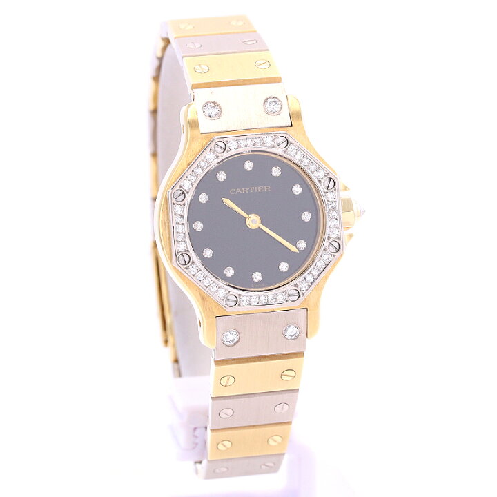 楽天市場】【OH済】 カルティエ 【CARTIER】 サントスロンドSM  