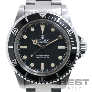 【仮】ロレックス【ROLEX】サブマリーナ5513メンズブラックステンレススティール腕時計時計SUBMARINERBLACKSS【中古】