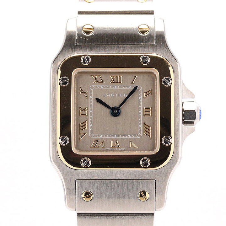 楽天市場】【OH済】 カルティエ 【CARTIER】 サントス ガルベ SM  