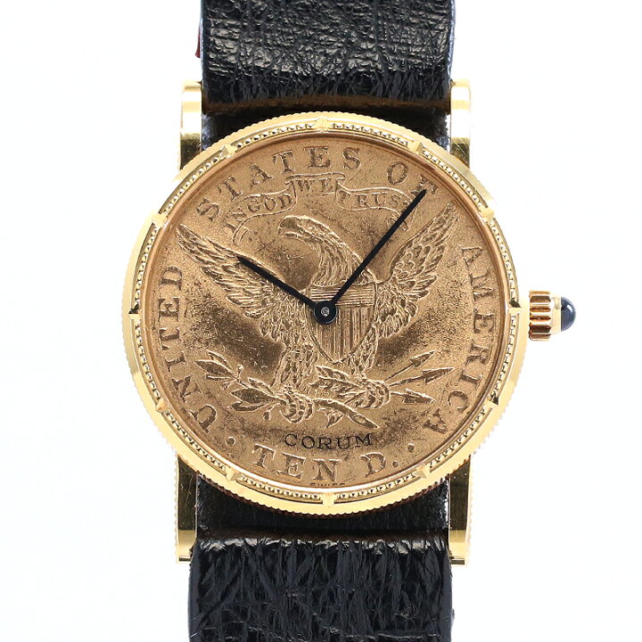 楽天市場】【OH済】 コルム 【CORUM】 コインウォッチ 1883 10ドル 