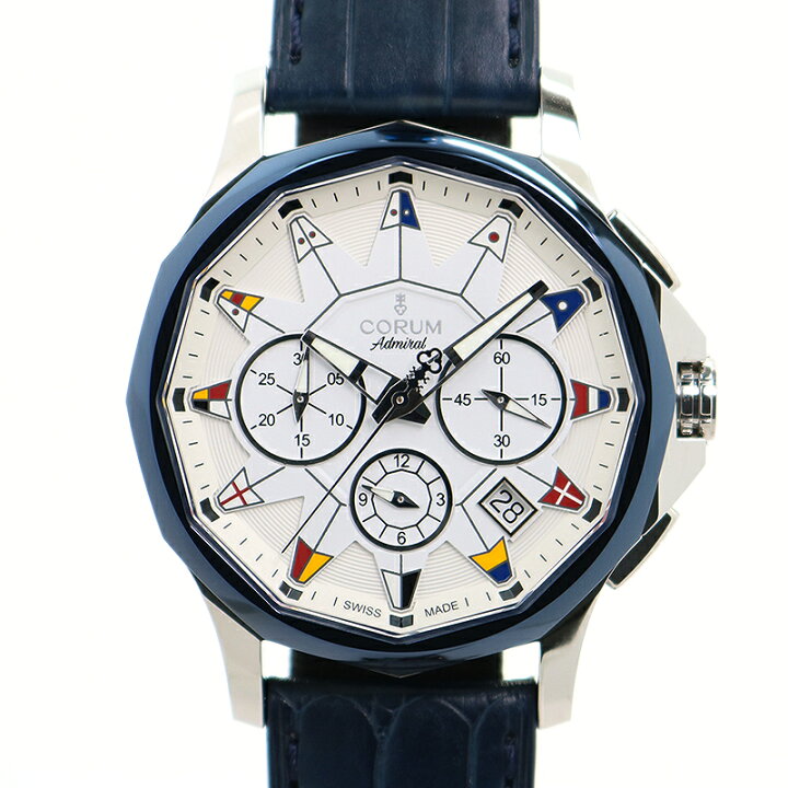 楽天市場】コルム 【CORUM】 アドミラル レジェンド 42 クロノグラフ 