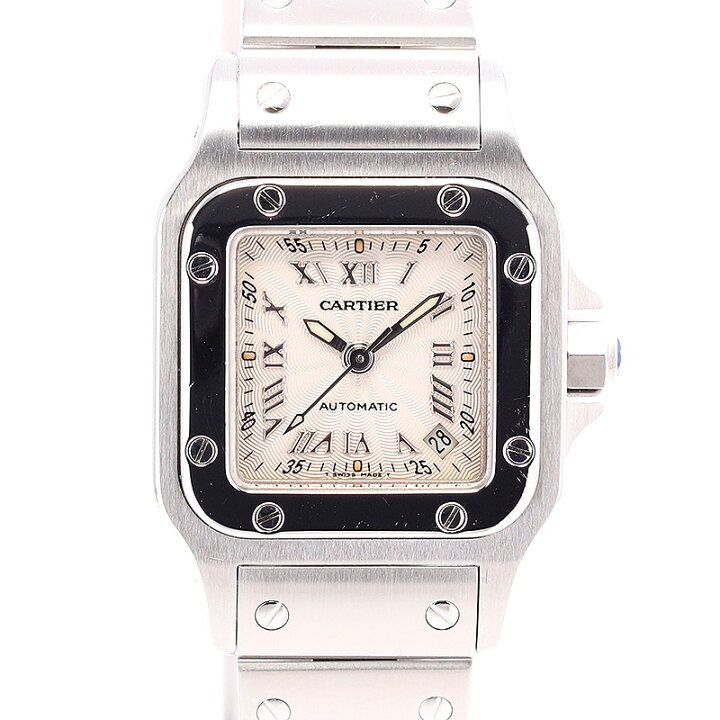 楽天市場】【OH済】 カルティエ 【CARTIER】 サントスガルベSM 20周年  