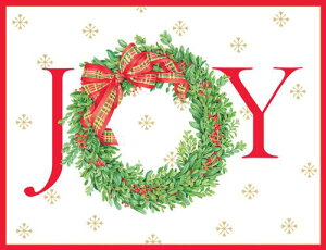 Caspari JXp ANX}XJ[h O[eBOJ[h ܂ `  k AJ  i V[YO[eBO XCXvg NX}X[X Joy Wreath Christma