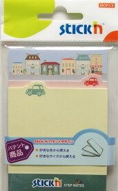 【36冊セット 付箋　インデックスメモ】stick'n マジックパッド　101×70mm　60シート 36冊 ふせん かわいい 文具 ステーショナリー まとめ買い 業務用 自動車