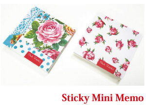 【メモ ノート 付箋 花柄 プレゼント】【12個入り】Jiun Wey スティッキーミニメモパッド【文房具 ステーショナリー】