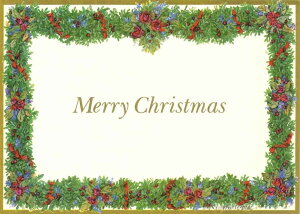 Caspari JXp ANX}XJ[h O[eBOJ[h ܂ `  k AJ  i V[YO[eBO XCXvg Merry Christmas t[J[h [