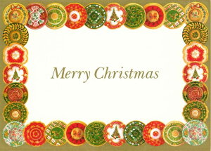 Caspari JXp ANX}XJ[h O[eBOJ[h ܂ `  k AJ  i V[YO[eBO XCXvg Merry Christmas t[J[h N
