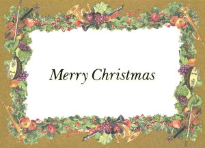 Caspari JXp ANX}XJ[h O[eBOJ[h ܂ `  k AJ  i V[YO[eBO XCXvg Merry Christmas t[J[h 