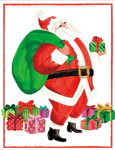 Caspari JXp ANX}XJ[h O[eBOJ[h ܂ `  k AJ  i V[YO[eBO T^N[X Smiling Santa
