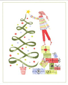 Caspari JXp ANX}XJ[h O[eBOJ[h ܂ `  k AJ  i V[YO[eBO XCXvg Topping the Tree NX}Xc[