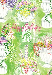 【バースデーカード】Caspari カスパリ グリーティングカード 輸入カード 海外 定形 おしゃれ アメリカ 素敵 可愛い 高品質 メッセージカード 誕生日おめでとう お祝い ハッピーバースデー 花