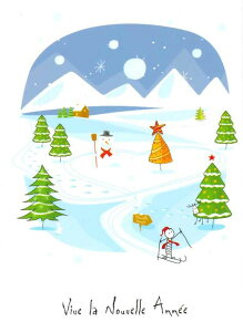 Cartes d'Art JehA[g NX}X|XgJ[h tX p nbs[j[C[ VN